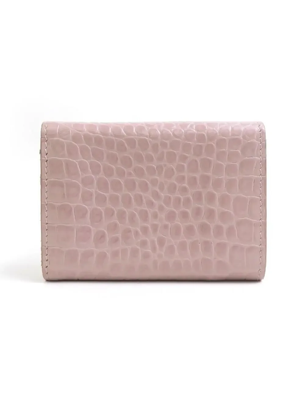 Auth Saint Laurent Trifold Wallet Pink #280351S16B